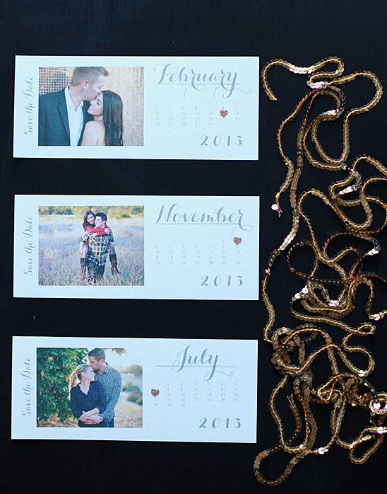 2013 Free Printable Save The Date Cards