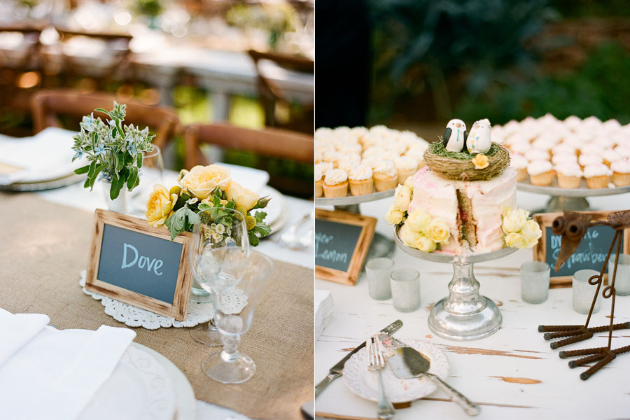 Bird themed, rustic ranch wedding in California