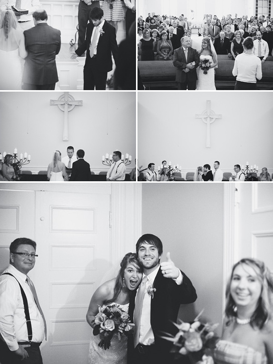 Wedding ceremony and reception photos