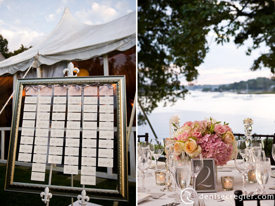 Elegant pink & gray wedding on Long Island Sound