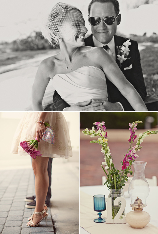 Happy bride and groom wedding day photo