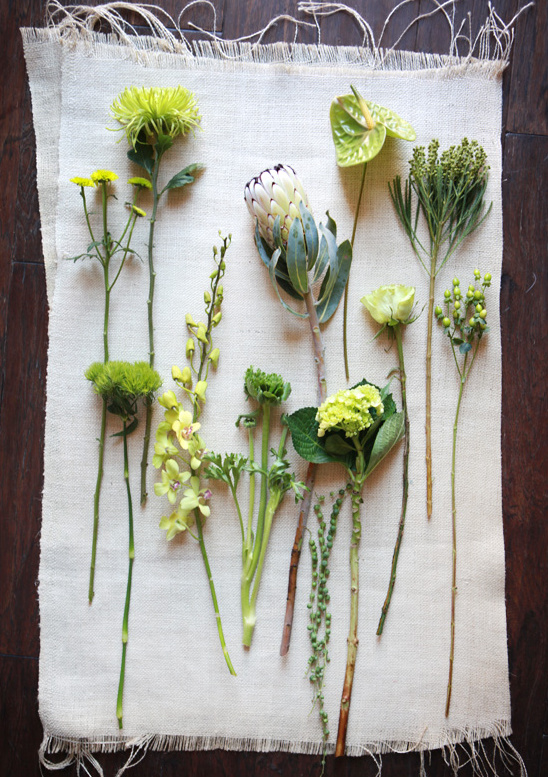 Green Wedding Flowers