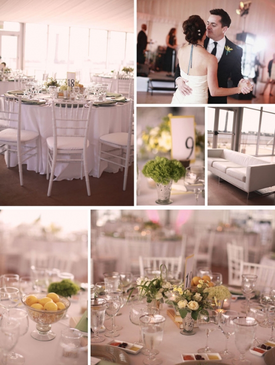 Wedding reception tables, elegant decor