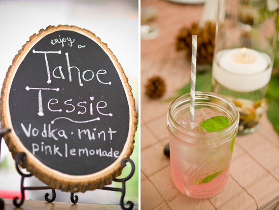 Tahoe Tessie: Vodka, mint, pink lemonade