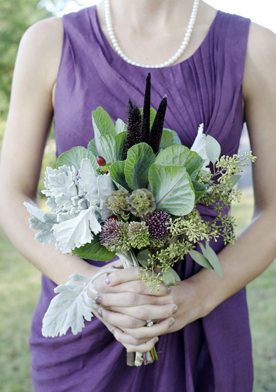 Purple And Green Classic Wedding