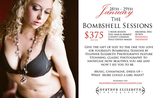 The Bombshell Sessions - Boudoir Marathon by Heather Elizabeth Photography