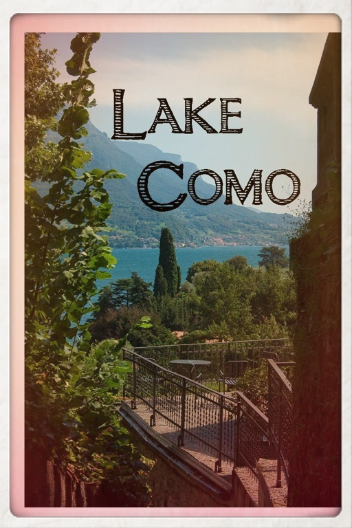 Lake Como scenic view from a terrace
