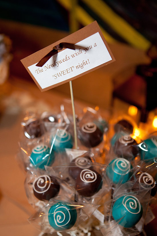 Wedding cake pops: Sweet night wish