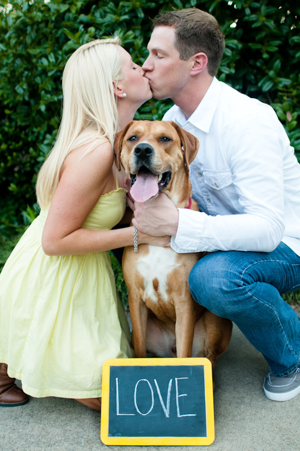 Including Dog in Engagement Pictures