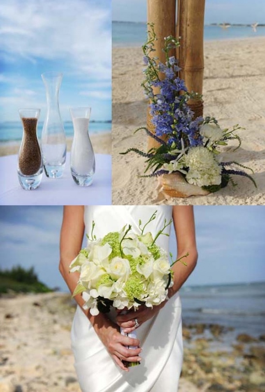 Beach Chic Grand Cayman Wedding