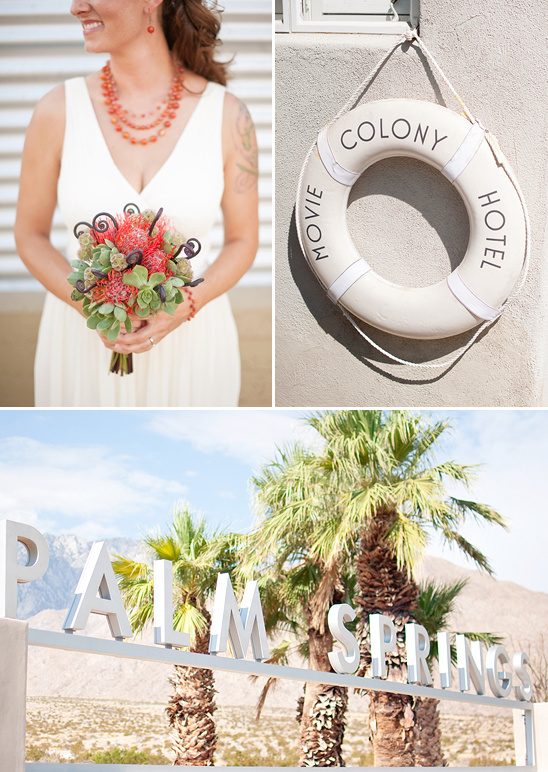 Palm Springs wedding at the Colony Movie Hotel in California