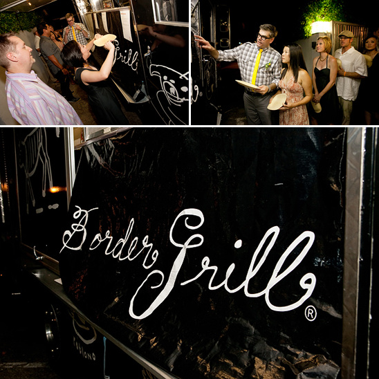 Border Grill food truck at night event