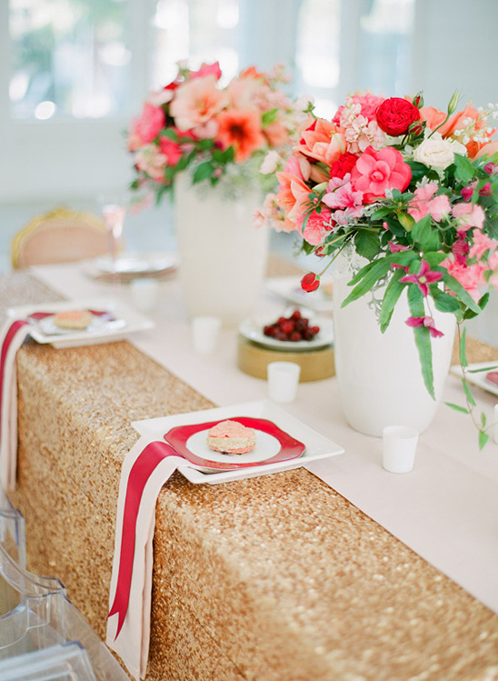 Red And Pink Wedding Ideas With A Splash Of Gold