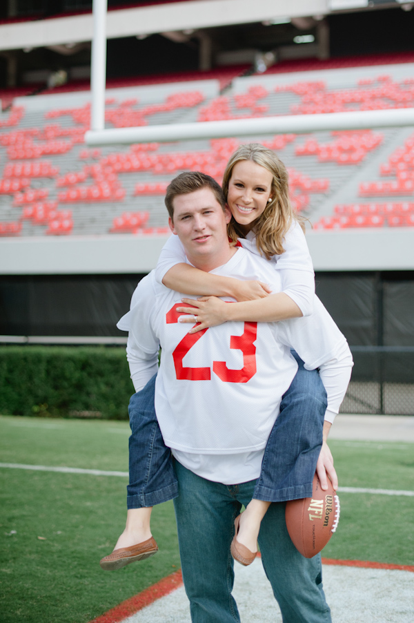 Football Themed Engagement Session