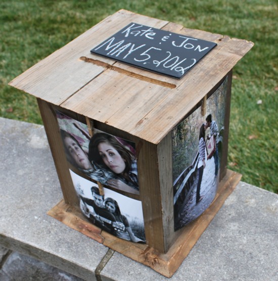 Rustic Wedding Card Box