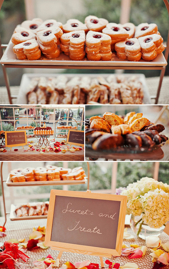 Sweet treats and cookies buffet display