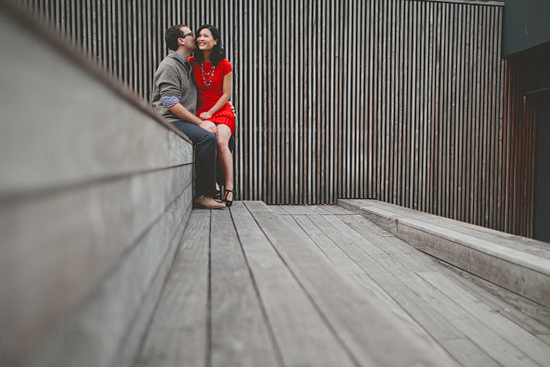 A Whimsical Engagement Session at The Highline in NYC.
