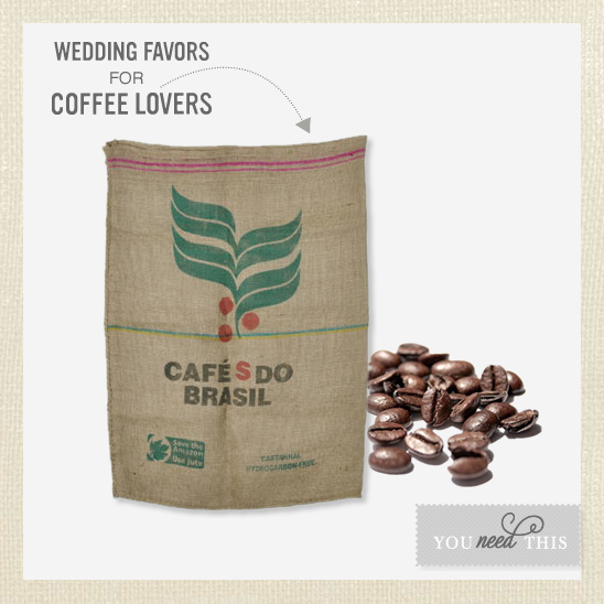 Coffee Wedding Favors