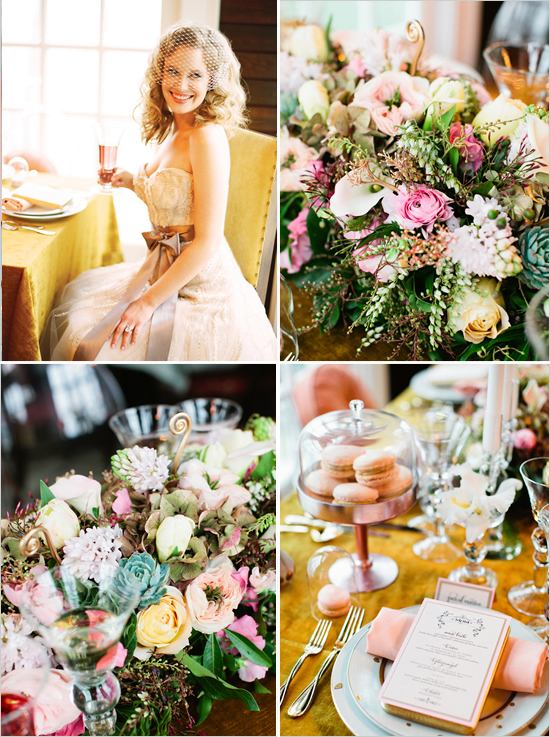 Gold and Pink Wedding Ideas