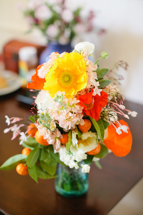 Kumquat Wedding Bouquet
