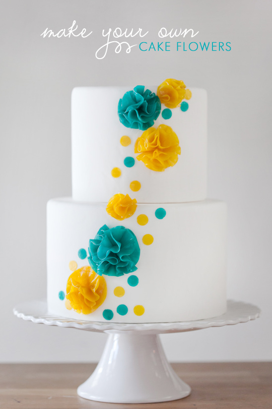 Make Your Own Cake Flowers