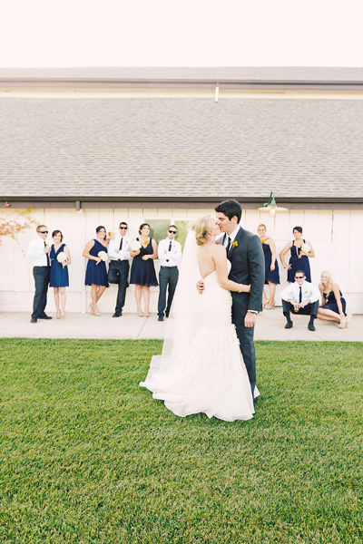 navy-blue-and-yellow-homemade-wedding