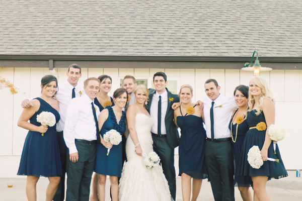 navy-blue-and-yellow-homemade-wedding