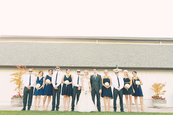 navy-blue-and-yellow-homemade-wedding