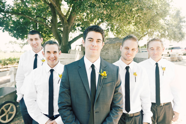 navy-blue-and-yellow-homemade-wedding