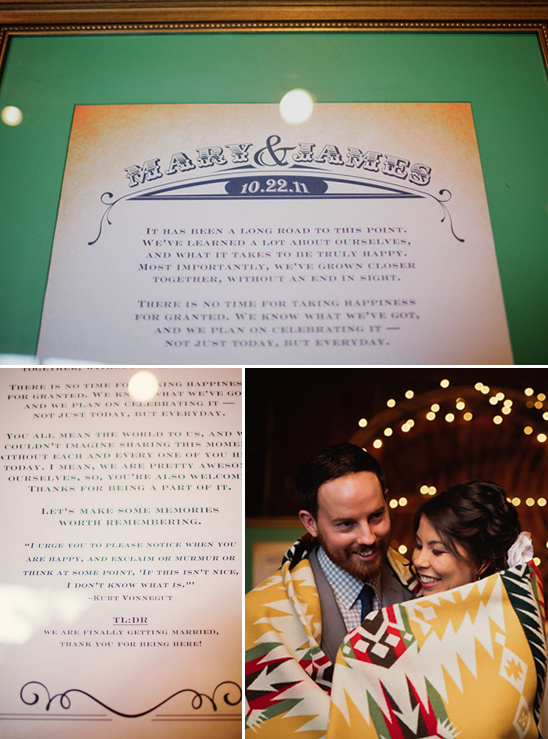 Wedding vows: Mary & James' heartfelt message on their special day