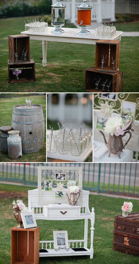 Shabby Chic Beach Wedding Ideas From This & That Vintage Rentals