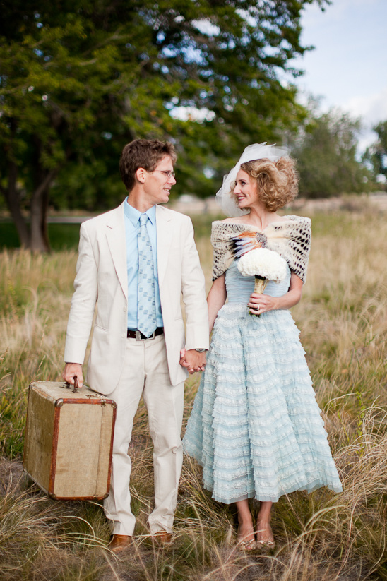 Romantic Vintage Travel Wedding Ideas