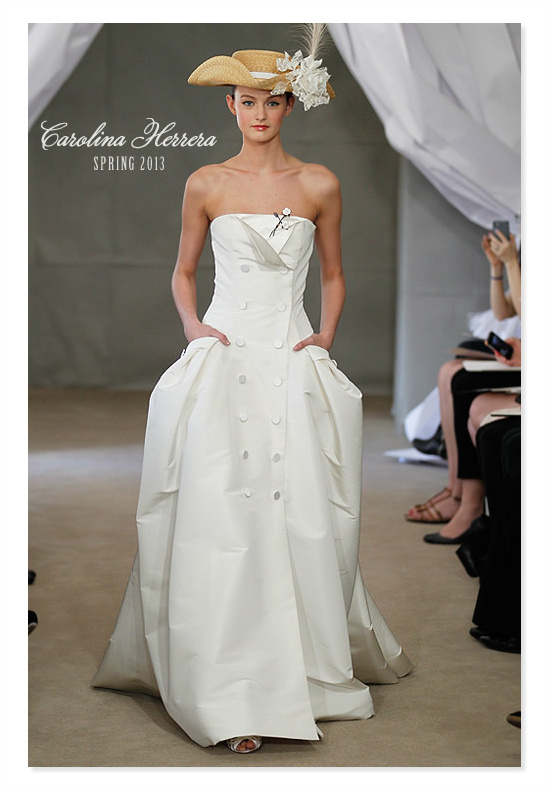 Carolina Herrera Bridal Spring 2013