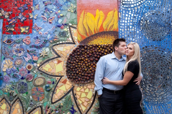 Colorful and Contemporary Chicago Engagement
