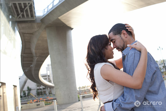 downtown san diego engagement session