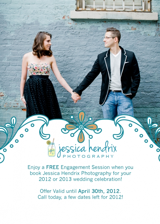 Free Engagement Session with Jessica Hendrix Photography!