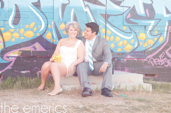 Fun Downtown Las Vegas Vow Renewal Portrait Session