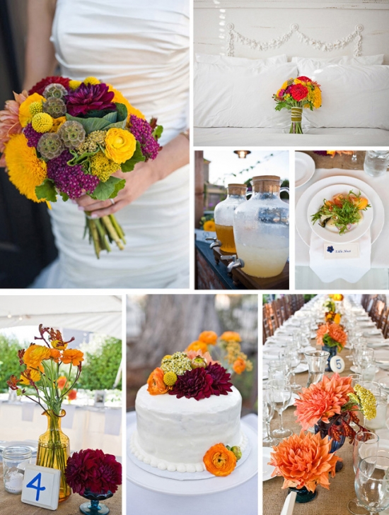 Wedding details bouquet cake table settings and decorations