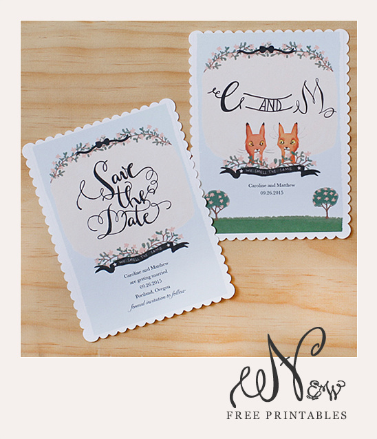 Free Printable Save The Date Cards