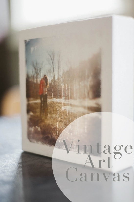 Learn to make a vintage canvas