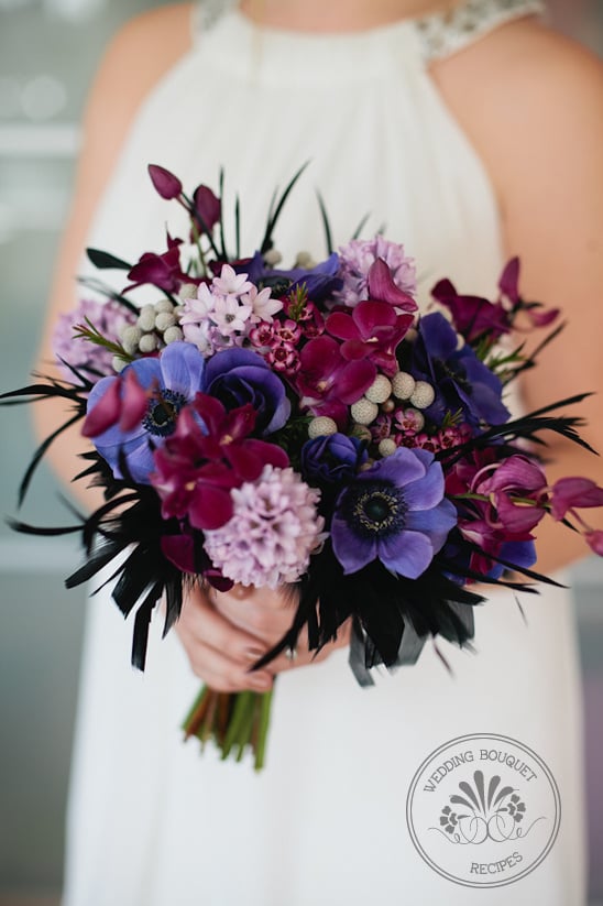 Purple and Lavender Wedding Bouquet