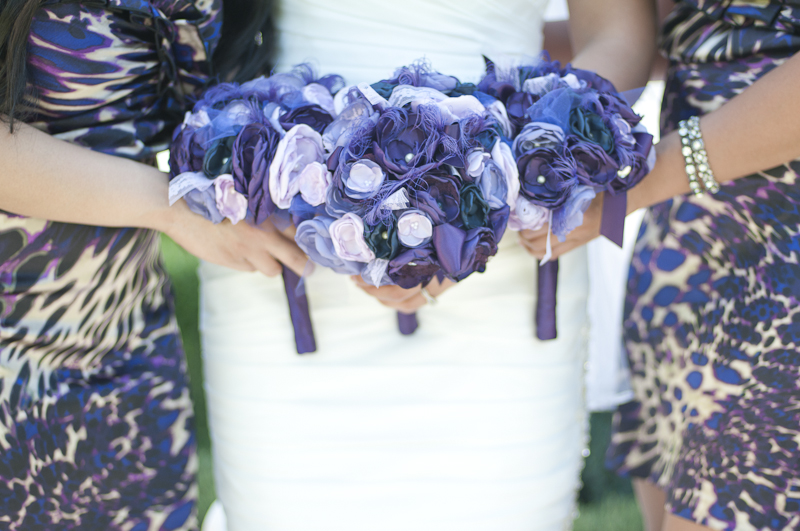 Purple and Navy Wedding