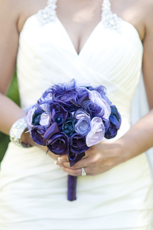 Purple and Navy Wedding