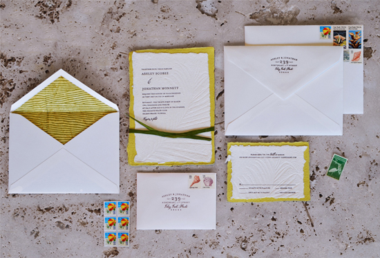 Sophisticated Beach Wedding Invitations