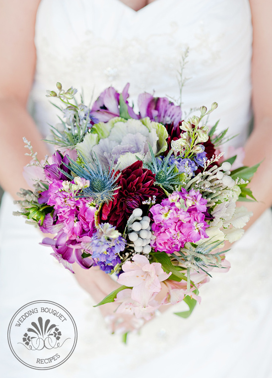 Spring Wildflower Wedding Bouquet