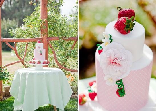 Strawberry Garden Bridal Shower Ideas