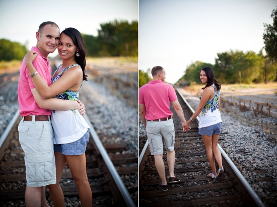 Evening Oklahoma Engagement Session by Amy Rae Photography