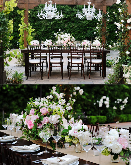 Glamorous And Elegant Backyard Wedding