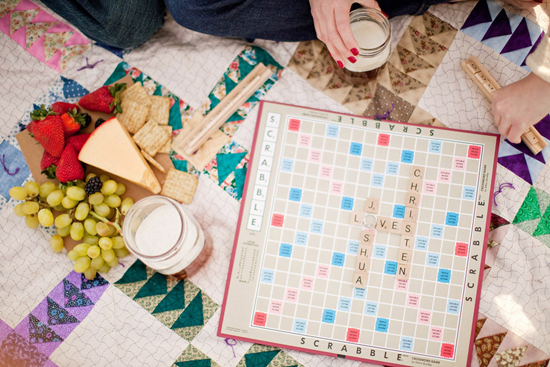 Picnic Themed Engagement Session