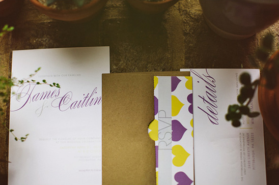 Purple and Yellow Wedding Ideas